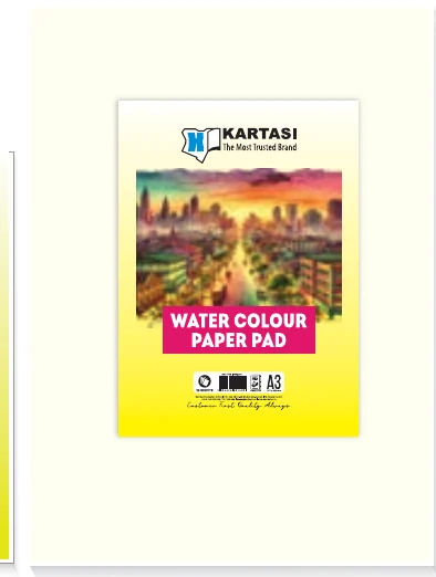 Kartasi Water Colour Paper Pad A3 — 20 · 300gsm sheets (Ref 1028)