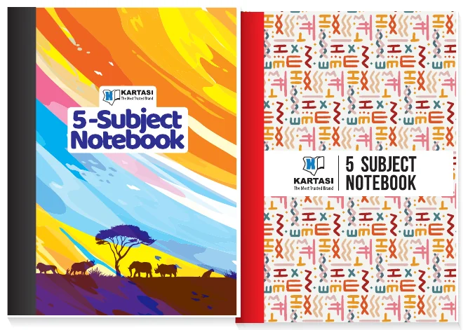 Kartasi Executive Hard Cover 5 Subject NBK B5 — 125 pages (Ref 1020)
